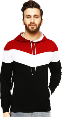 Leotude Full Sleeve Color Block Men Sweatshirt