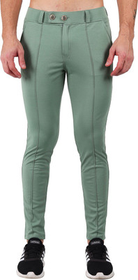imtraders Solid Men Yellow Track Pants
