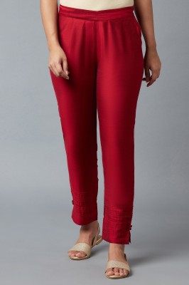 ELLEVEN Regular Fit Women Red Trousers