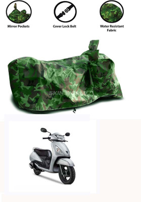 AutoRash Waterproof Two Wheeler Cover for TVS(Jupiter 125, Green)