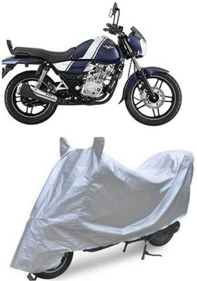 prapt accessories Two Wheeler Cover for Bajaj(V15, Silver)