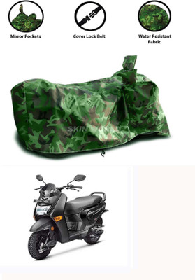 THE REAL ARV Waterproof Two Wheeler Cover for Honda(Cliq, Green)