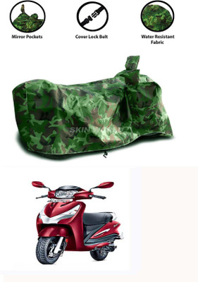 THE REAL ARV Waterproof Two Wheeler Cover for Hero(Destini 125, Green)