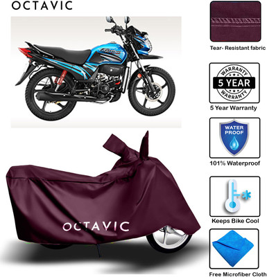 octavic Waterproof Two Wheeler Cover for Honda(Passion Pro TR, Maroon)