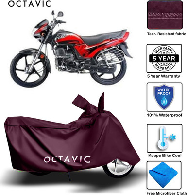 octavic Waterproof Two Wheeler Cover for Honda(Livo, Maroon)