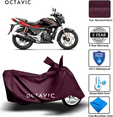 octavic Waterproof Two Wheeler Cover for Honda(CBZ Extreme, Maroon)