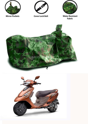 THE REAL ARV Waterproof Two Wheeler Cover for TVS(Zest, Green)