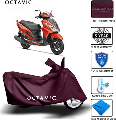 AUTOCAD Waterproof Two Wheeler Cover for Honda(Grazia, Maroon)
