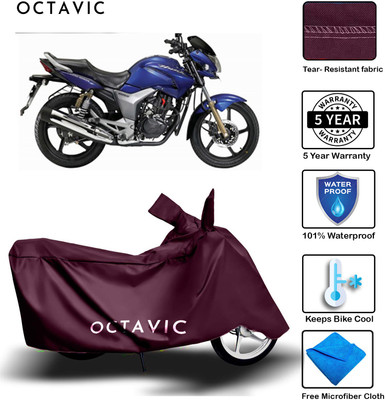 octavic Waterproof Two Wheeler Cover for Honda(CBZ TYPE 1, Maroon)