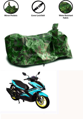 APNEK Waterproof Two Wheeler Cover for Yamaha(Aerox 155 Maxi, Green)