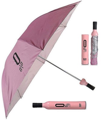 GOPINATH AUTOLINK Pink Bottle Shape Umbrella sunlight Protection and Rain Travel Easy to carry Umbrella(Pink)