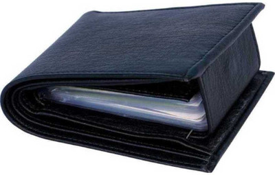 Shiv Men Casual Black Artificial Leather Wallet(8 Card Slots)