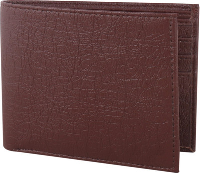 DENNY BLACQ Men Casual Brown Artificial Leather Wallet(11 Card Slots)