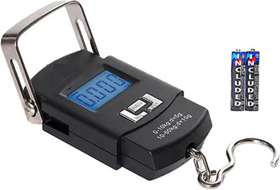 Qozent 50Kg Digital Hand Weight Machine MC89 Weighing Scale(Black)