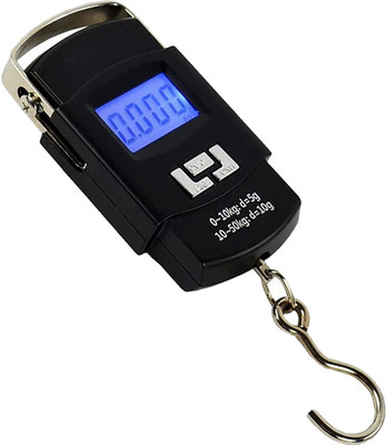 Glancing 50Kg Digital Hand Weight Machine MC277 Weighing Scale(Black)