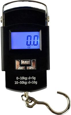 Qozent 50 Kg A08 Portable Electronic Luggage MC22 Weighing Scale(Black)