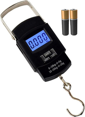 Kelo 50Kg Portable Hanging Luggage Weighing Scale MC69 Weighing Scale(Black)