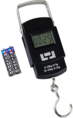 Qozent 10G-50Kg Digital Weight Machine For Luggage/Fishing MC391 Weighing Scale(Black)