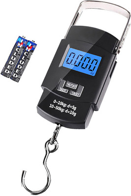 Kelo 50Kg Luggage Hanging Weight Machine MC312 Weighing Scale(Black)