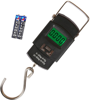 Glancing 50Kg Portable Luggage Hanging Weight Machine Digital MC436 Weighing Scale(Black)