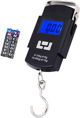 Qozent 50Kg Luggage Hanging Weight Machine MC60 Weighing Scale(Black)