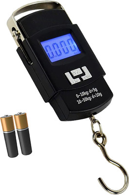 Glancing 50Kg Electronic Luggage Weighing Scale MC194 Weighing Scale(Black)