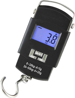 Qozent 50Kg New Digital Electronic Portable 50Kg Luggage MC273 Weighing Scale(Black)