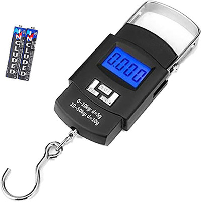 Qozent 50Kg Weight Checking Machine For Luggage MC59 Weighing Scale(Black)