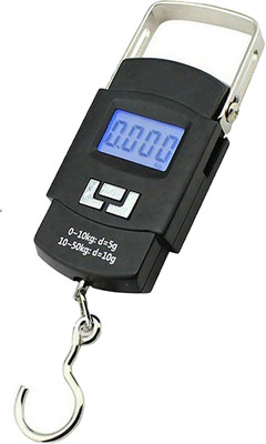 Kelo 50Kg Portable Luggage Hanging Weight Machine Digital MC385 Weighing Scale(Black)