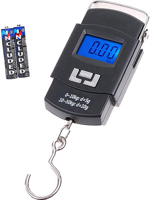 Glancing 50Kg Digital Weight Machine For Luggage MC211 Weighing Scale(Black)