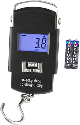 Glancing 50Kg Electronic Luggage Weight Machine MC442 Weighing Scale(Black)