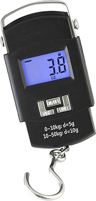Qozent 50Kg Digital Hand Weight Machine MC416 Weighing Scale(Black)