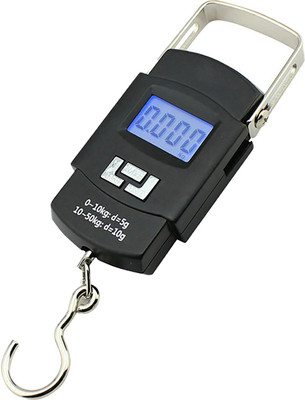 Qozent 50Kg Digital Luggage Weighing Scale MC27 Weighing Scale(Black)