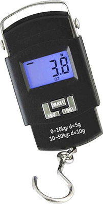 Qozent 50Kg Digital Weighing Machine For Luggage MC112 Weighing Scale(Black)