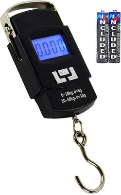 Jeevan jyoti agency Digital Hanging Smart Electronic Spring Scales Backlight Fishing Scales J363 Weighing Scale(Black)