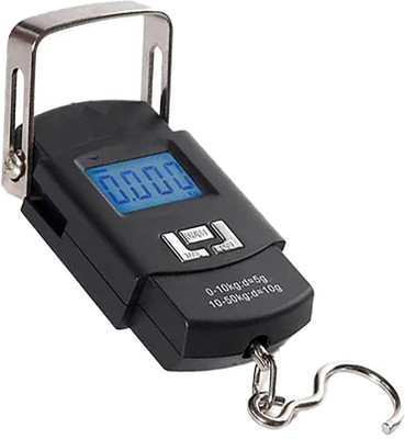 Glancing 50Kg Portable Handheld Electronic Led Travel Luggage MC164 Weighing Scale(Black)