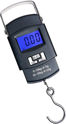 Kelo 50Kg Hanging Scale For Luggage MC338 Weighing Scale(Black)