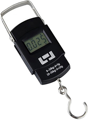 Kelo 50Kg Pocket Weight Machine Digital 50Kg Travel Luggage MC350 Weighing Scale(Black)