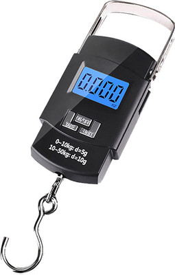 Kelo 50Kg Portable Luggage Hanging Weight Machine MC412 Weighing Scale(Black)