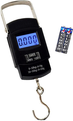 Kelo 50Kg Portable Hanging Weight Machine MC229 Weighing Scale(Black)