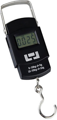 Qozent 10G-50Kg Digital Weight Machine For Luggage/Fishing MC49 Weighing Scale(Black)