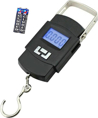 Glancing 50Kg Portable Luggage Hanging Weight Machine Digital MC245 Weighing Scale(Black)