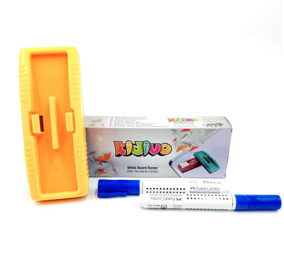 KIDIVO Non Magnetic Multicolor Duster with 2 Markers na NA Dusters(Blue)