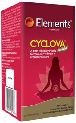 Elements WELLNESS CYCLOVA 30 CAPSULES(30 Capsules)