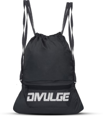 divulge Thunder Drawstring bags gym bag sport bags 19 liters 18 l Backpack(Black)