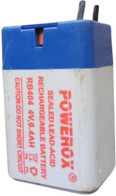 munwari Powerox sealed lead acid recharable battery 4V, 0.4AH  Battery