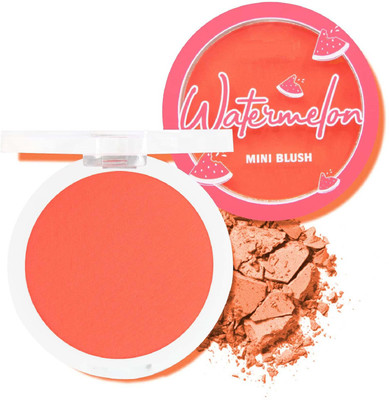 tanvi27 FACE MAKE UP MINI POCKET BLUSHER PALETTE WATER PROOF(WATER MELON)