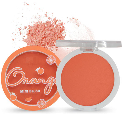 tanvi27 FACE MAKE UP MINI POCKET BLUSHER PALETTE WATER PROOF {orange}(orange)