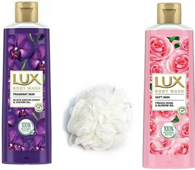 LUX Black Orchid Fragrance +, French Rose Fragrance Bodywash