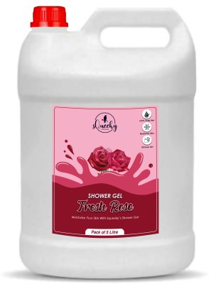 SQUEEKY Rose Deeply Nourishing Body Wash, With Exfoliating Beads For Softer Skin-5L(5 L)